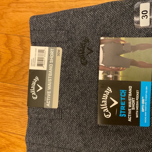 Calloway Men's Performance Golf Shorts, Mens, 30W, NWT - Picture 4 of 4